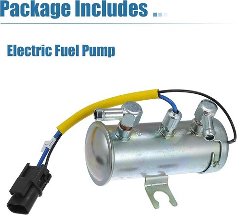 X AUTOHAUX 1 Set 24V Universal Auto Electric Fuel Pump Replacement Durable Silver Tone in Saudi Arabia