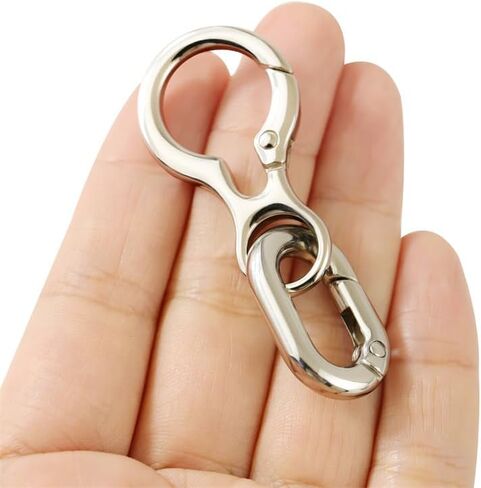 Keychain Key Clips Metal Key Ring Key Chain Rings Keyring for Home Car Key Organizer 2pcs in Saudi Arabia