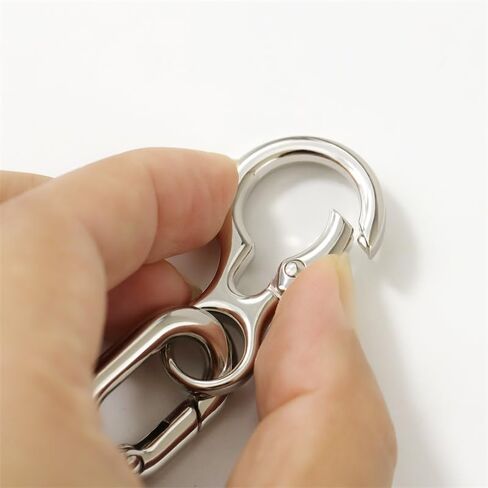 Keychain Key Clips Metal Key Ring Key Chain Rings Keyring for Home Car Key Organizer 2pcs in Saudi Arabia