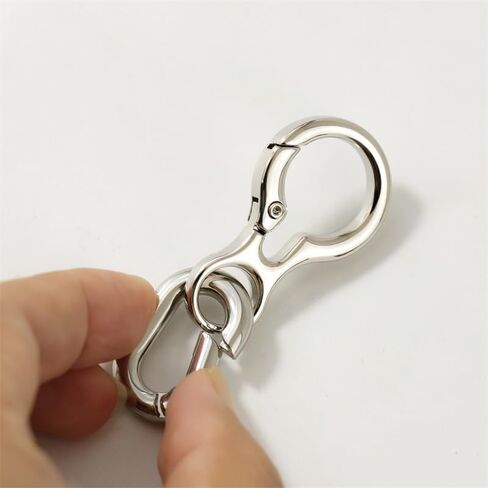 Keychain Key Clips Metal Key Ring Key Chain Rings Keyring for Home Car Key Organizer 2pcs in Saudi Arabia