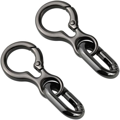 Keychain Key Clips Metal Key Ring Key Chain Rings Keyring for Home Car Key Organizer 2pcs in Saudi Arabia