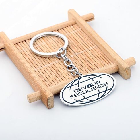 SEIRAA Devour Feculence Key Chain Mr Milchick Gifts Macrodata Refinement Gifts Innie Outie Keyring in Saudi Arabia