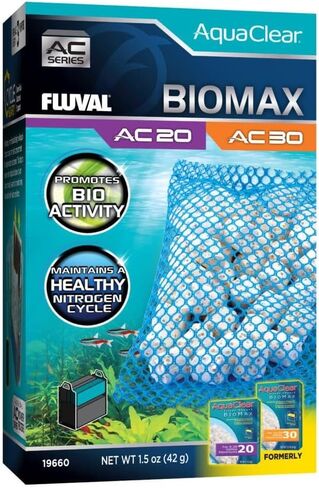 Fluval - BIOMAX for AC70/AC110 Power Filter, 4.4 oz / 125 g – for Use in Freshwater & Saltwater Aquariums in Kuwait
