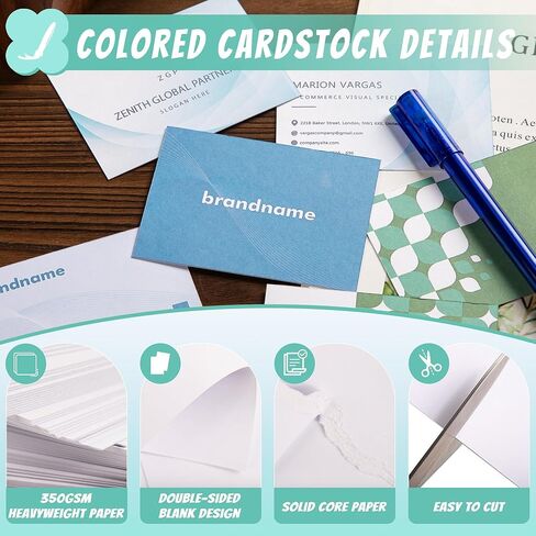 100 Sheets White Cardstock Paper, 8.5"x11" 350gsm/130lb Heavy Weight Blank Card Stock, Thick Cover Stock Paper for Scrapbooking, Crafts, DIY Cards, Printing, Drawing UAP36AWH100 in Saudi Arabia