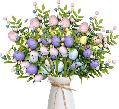 70 قطعة ديكور من سيقان الأوكالبتوس الاصطناعية المختلطة، سيقان الأوكالبتوس الخضراء المزيفة لباقة الزفاف، زينة نباتية خضراء صناعية in Kuwait