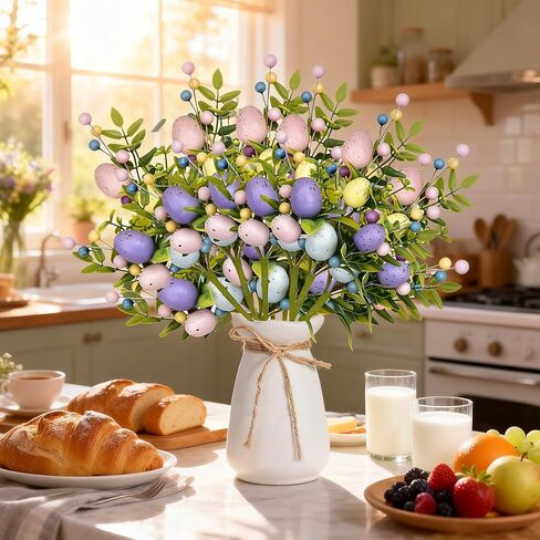 70 قطعة ديكور من سيقان الأوكالبتوس الاصطناعية المختلطة، سيقان الأوكالبتوس الخضراء المزيفة لباقة الزفاف، زينة نباتية خضراء صناعية in Kuwait