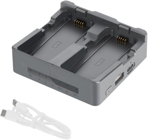 Two-Way Charging Hub for DJI NEO,Portable Dual Battery Charger Support PD Fast Charging for DJI NEO Battery Accessories in Kuwait