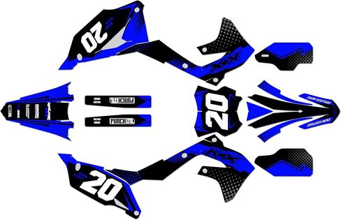 Graphics Kit for Kawasaki KX450 2019-2023 and KX250 2021-2024 Spear Series Purple 21 Mil - Pro Edition - Dirt Pit Bike Motorcycle Sticker, Dirtbike Racing Decal Motocross no-Plastics in Saudi Arabia