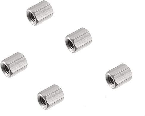 Smartsails 2PCS M12 X 1.75-Pitch 30mm Length 304 Stainless Steel Metric Hex Coupling Nut in Kuwait