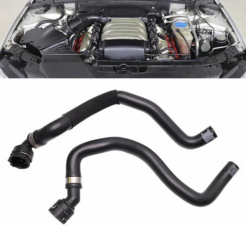 2 قطعة خرطوم سخان المبرد سخان الأساسية إلى الأنابيب 8E1819373R متوافق مع أودي A4 كواترو 2005-2009 استبدال 8E1819373C 8E1819371T in Kuwait