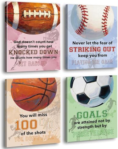 TANXM Framed Growth Mindset Canvas Wall Art,Motivational Classroom Poster, Inspirational Quotes Art Painting,School Office Classroom Teacher Decoration Art,Set of 4(8"X10"), Framed in Saudi Arabia