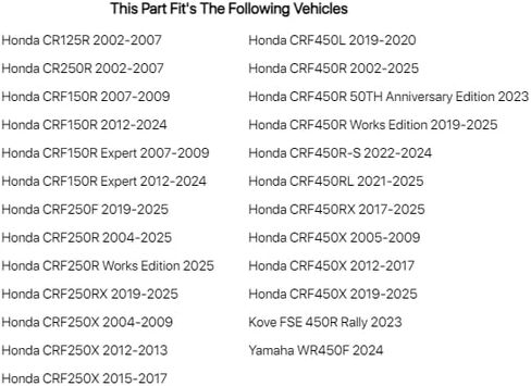 وسادة فرامل خلفية تاسك - معدن متكلس متوافق مع Honda CRF250R 2004-2026، Honda CRF450R 2002-2026، CR125R/250R 2002-2007، CRF150R/Expert 2007-2009، 2012-2026 in Saudi Arabia
