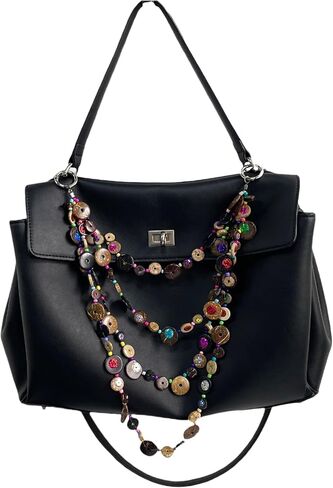 سلسلة مفاتيح من QTMY Boho سلسلة مفاتيح لحقيبة اليد ومحفظة الظهر وإكسسوارات حقيبة Bogg، 968-1 in Saudi Arabia