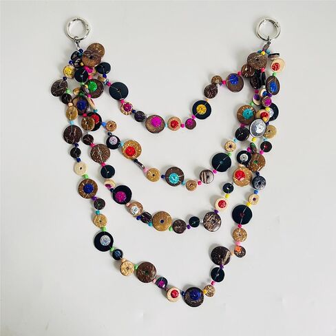 سلسلة مفاتيح من QTMY Boho سلسلة مفاتيح لحقيبة اليد ومحفظة الظهر وإكسسوارات حقيبة Bogg، 968-1 in Saudi Arabia