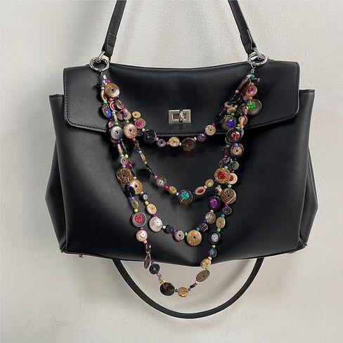 سلسلة مفاتيح من QTMY Boho سلسلة مفاتيح لحقيبة اليد ومحفظة الظهر وإكسسوارات حقيبة Bogg، 968-1 in Saudi Arabia