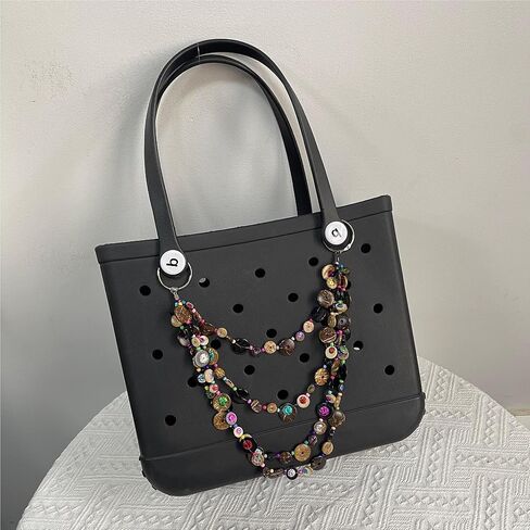 سلسلة مفاتيح من QTMY Boho سلسلة مفاتيح لحقيبة اليد ومحفظة الظهر وإكسسوارات حقيبة Bogg، 968-1 in Saudi Arabia