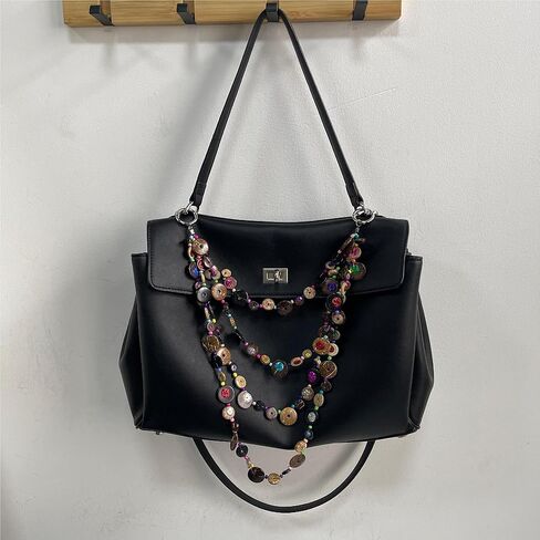 سلسلة مفاتيح من QTMY Boho سلسلة مفاتيح لحقيبة اليد ومحفظة الظهر وإكسسوارات حقيبة Bogg، 968-1 in Saudi Arabia