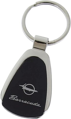 AU-TOMOTIVE GOLD Tear Drop Key Chain for Plymouth Barracuda (Black) in Saudi Arabia