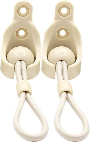 Sunshade Replacement Accessories, Bungee Jumping kit and Cover end 3 Sets, Suitable for Coolaroo External Roller Blinds and Cordless Roller Blinds (Beige) in Kuwait