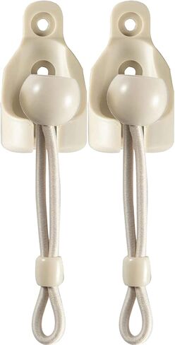 Sunshade Replacement Accessories, Bungee Jumping kit and Cover end 3 Sets, Suitable for Coolaroo External Roller Blinds and Cordless Roller Blinds (Beige) in Kuwait