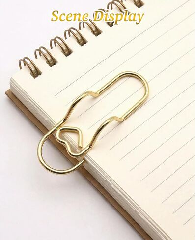 30PCS Paper Clip Pen Holder, Multi Function Metal Paperclip Pen Holders for Notebook Journal in Kuwait
