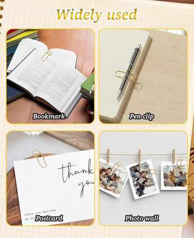 30PCS Paper Clip Pen Holder, Multi Function Metal Paperclip Pen Holders for Notebook Journal in Kuwait