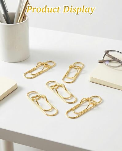 30PCS Paper Clip Pen Holder, Multi Function Metal Paperclip Pen Holders for Notebook Journal in Kuwait