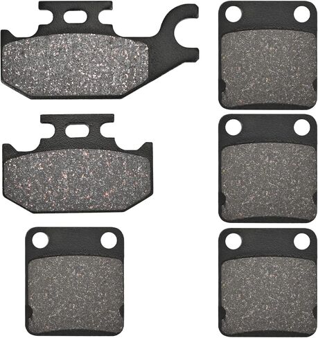 Front and Rear Brake Pads Compatible with YAMAHA YFM450 Wolverine 450 2006-2010, YFM450 Grizzly 450 2007-2010, YFM 450 Kodiak 2003-2006, YFM450 Wolverine 450 2006-2010 in Kuwait