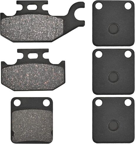 Front and Rear Brake Pads Compatible with YAMAHA YFM450 Wolverine 450 2006-2010, YFM450 Grizzly 450 2007-2010, YFM 450 Kodiak 2003-2006, YFM450 Wolverine 450 2006-2010 in Kuwait