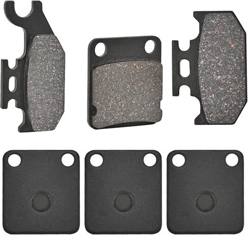 Front and Rear Brake Pads Compatible with YAMAHA YFM450 Wolverine 450 2006-2010, YFM450 Grizzly 450 2007-2010, YFM 450 Kodiak 2003-2006, YFM450 Wolverine 450 2006-2010 in Kuwait