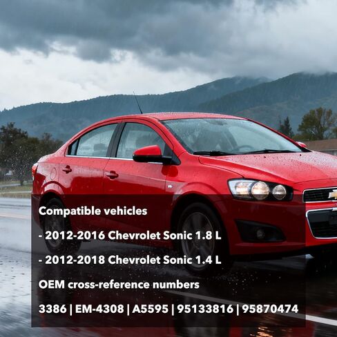 A5595 Right Engine Motor Mount, Engine Mounts Replacement Compatible with Chevrolet Sonic 1.6L, 1.8L, 2012 2013 2014 2015 2016, 95405222, 95133816, 95870474, 95161259 in Kuwait