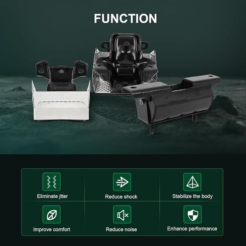 SCITOO Engine Motor Mount and Transmission Mount Fit 2007-2014 for Cadillac for Escalade Replace A2638 A5365 A5365 in Saudi Arabia