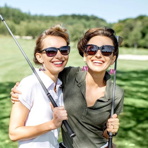 16 Pairs Golf Earrings for Women Golf Ball Cart Dangle Drop Earrings Jewelry Dangle Decors Sport Game Day Birthday Accessories Gifts for Golfer Golfing Lovers in Kuwait