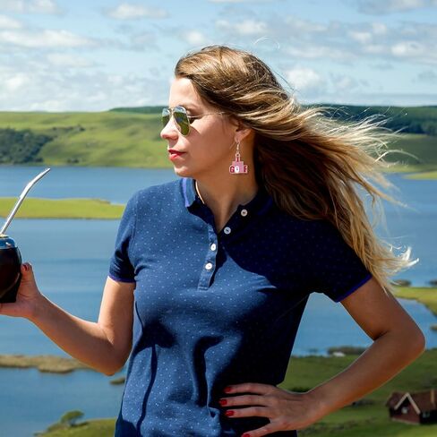 16 Pairs Golf Earrings for Women Golf Ball Cart Dangle Drop Earrings Jewelry Dangle Decors Sport Game Day Birthday Accessories Gifts for Golfer Golfing Lovers in Kuwait