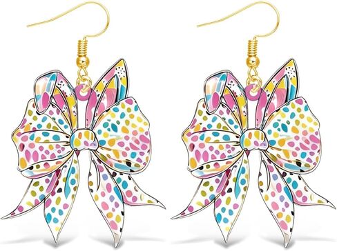 Easter Bunny Earrings - Leopard Print Earrings for Women, Spring Holiday Jewelry, Easter Basket Essentials & Stuffers in Saudi Arabia