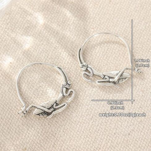Trendy Female Gift Vintage Ethnic Style Silvery Color Animal Earrings For Women- Handmade Carving Animal Theme Jewellery in Saudi Arabia