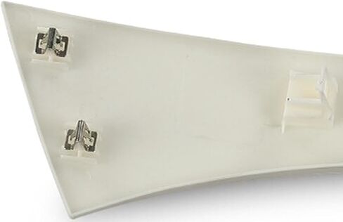 DAT AUTO PARTS، الجزء الأمامي الأيسر من السائق، غطاء المصد السفلي، يناسب موديلات 2014-2022 Ram Promaster 1500 2500 3500، لمسة نهائية من البلاستيك الأبيض المزخرف، أسفل المصباح، CH1088103 1ZT60ZZZAA in Saudi Arabia