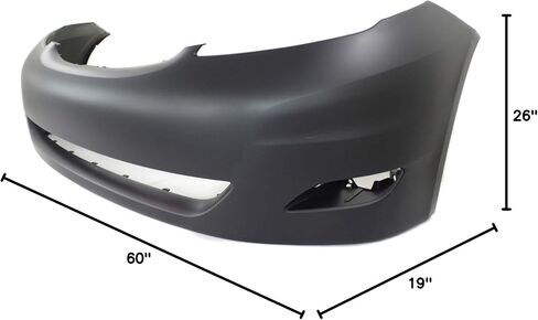 Evan Fischer Front Bumper Cover Compatible with 2006-2010 Toyota Sienna Primed in Saudi Arabia