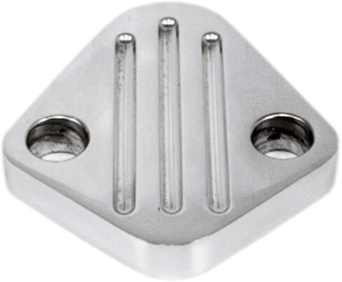 ALUMINUM CHROME FUEL PUMP BLOCK OFF PLATE FOR CHEVY FORD BIG BLOCK BB in Kuwait