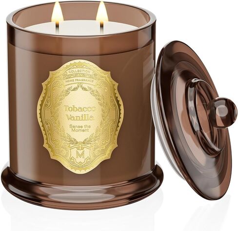M&SENSE Sage Eucalyptus Candles for Home Scented, 2 Wick 12.7oz Soy Wax Candles Non Toxic,70 Hours Long Burning,Christmas Candles Gift for Stress Relief, Meditation, Yoga in Saudi Arabia
