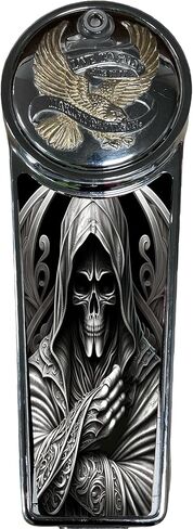 Kustom Cycle Parts Gothic Grim Reaper Dash Panel Console Insert! Fits Harley Davidson 1989-2007 Electra Glides and 2002-2007 Road Glides. Easy Install! in Saudi Arabia