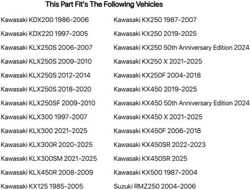 ضرس خلفي من الألومنيوم من TUSK 51 سنًا باللون الأخضر لـ Kawasaki KX450 إصدار الذكرى الخمسين 2024 in Saudi Arabia