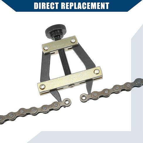 Roller Chain Tools 25-60 Chain Detacher Breaker Cutter Tool/Roller Chain Puller Holder Connecting for Bicycle Motorcycle Go Kart ATV Chains/Durable Carbon Steel / 2pcs Black in Saudi Arabia