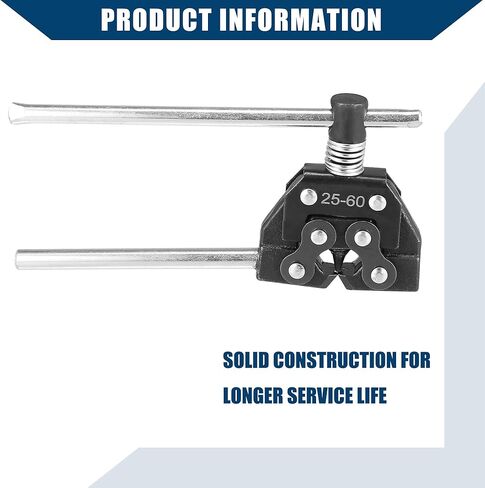 Roller Chain Tools 25-60 Chain Detacher Breaker Cutter Tool/Roller Chain Puller Holder Connecting for Bicycle Motorcycle Go Kart ATV Chains/Durable Carbon Steel / 2pcs Black in Saudi Arabia