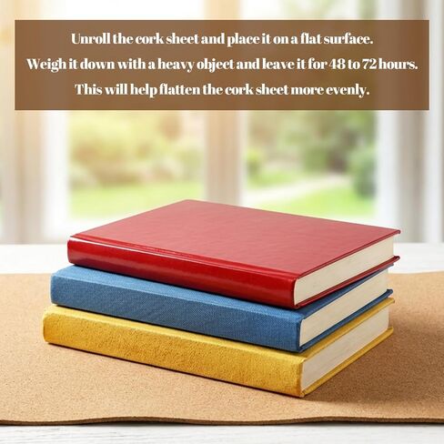 لفة لوح الفلين - ألواح الفلين السميكة 1/8 بوصة للجدران، صفائح الفلين للحرف اليدوية، تزيين الحفلات، نشرة المكتب، غير ذاتية اللصق (20 × 16 بوصة) in Kuwait