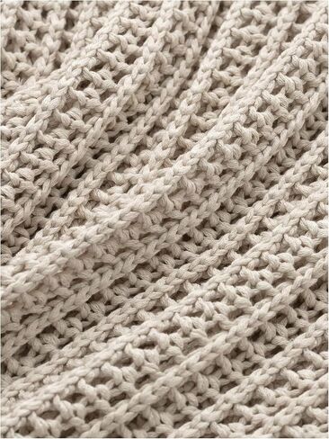 WDIRARA Women's Tie Side Hollow Out Crochet Sweater Short Sleeve Crew Neck Pullovers Knit Tops in Saudi Arabia