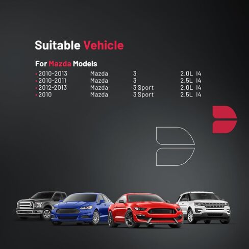 مستشعر الأوكسجين BDFHYK المصب O2، متوافق مع Mazda 3 3 Sport 2010-2013، 2.0L 2.5L l4، 18041، L54118861A9U استبدال قطعة واحدة in Saudi Arabia