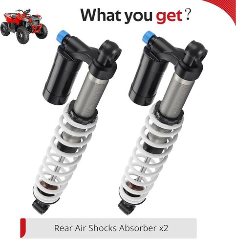 JAVIK Left & Right Rear Air Shocks Absorbers For Polaris Scrambler 850 2013-2025 Sportsman 550 850 1000 2009-2025 O.E.M# 7043463 7043874 7043856 in Saudi Arabia