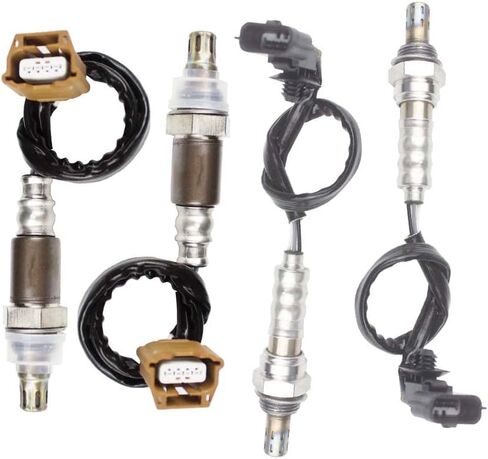 4PCS Oxygen O2 Sensor 1 & 2 for 2013-2015 Nissan Frontier 4.0L Upstream + Downstream in Saudi Arabia