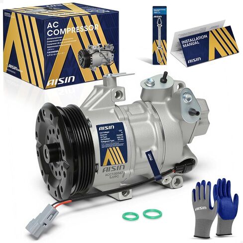 AISIN ACCT-00567 Air Conditioner AC Compressor - Compatible with Scion xB 2004-2006 1.5L, xA 2004-2006 1.5L - with 4-Pulley Groove, with Clutch in Saudi Arabia
